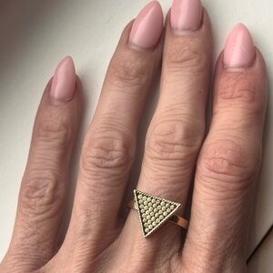 Anna Beck Gold Triangle Ring
